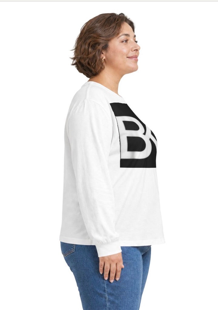Longsleeve BK Box - Blanc
