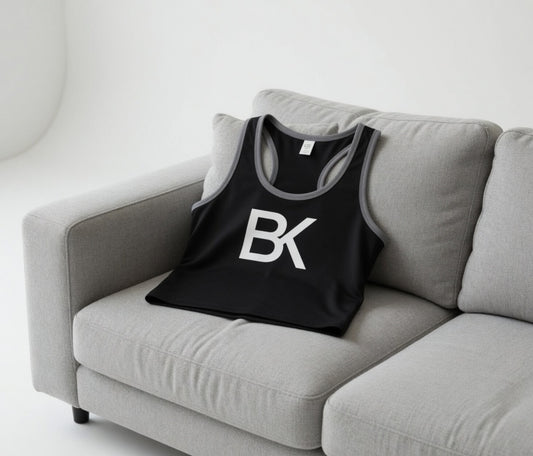 Brassière de sport BK Athletics – Noir minimaliste | Fitness, Gym & Activewear Femme