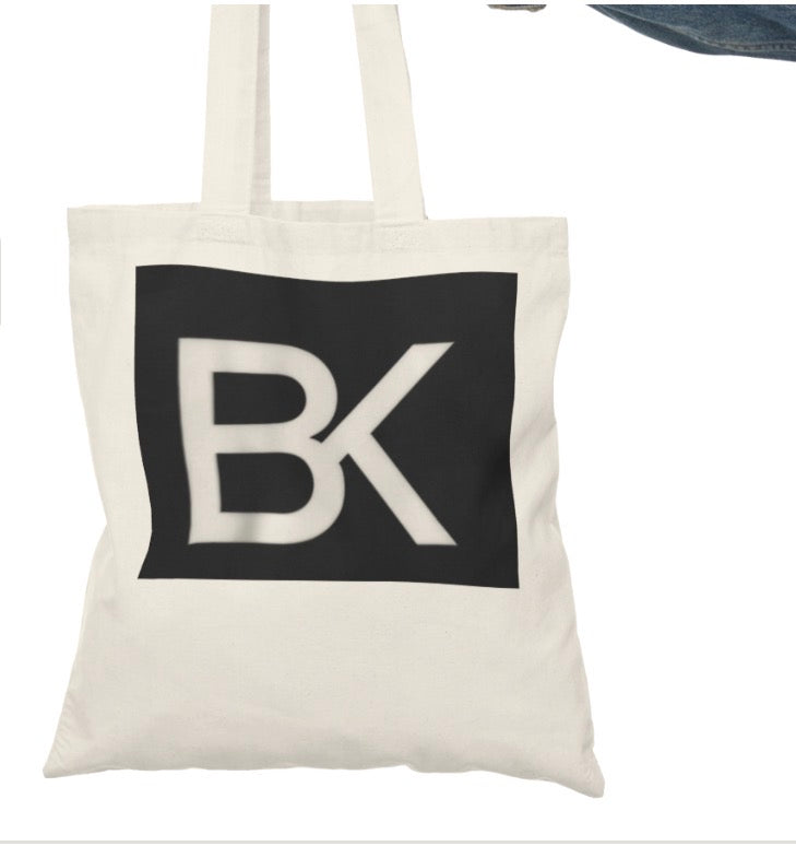 Tote Bag BK Logo — Sac Cabas Canvas Naturel | Boutique KOLO
