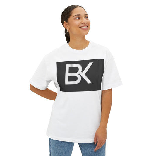 T-Shirt Oversize BK Logo — Streetwear Graphique Noir Homme & Femme