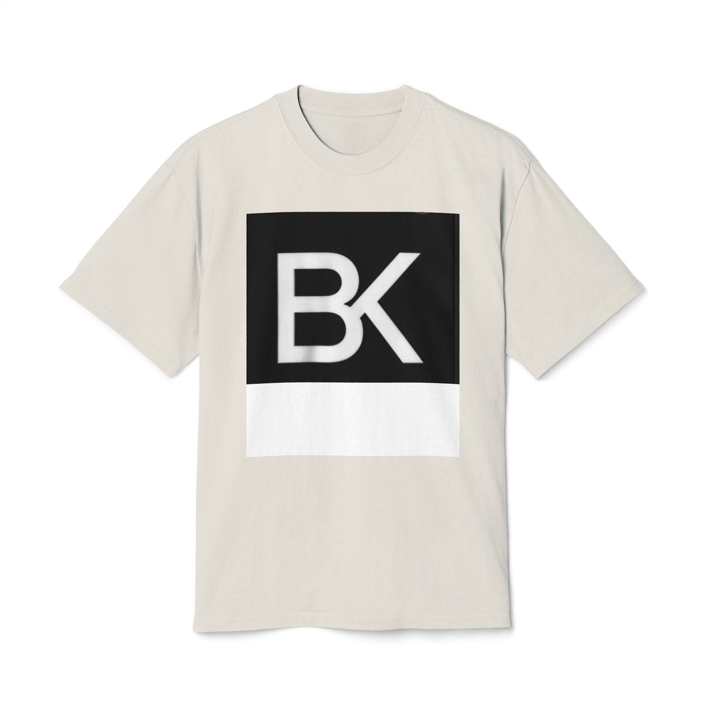 T-Shirt BK Block Logo — Graphique Minimaliste Homme & Femme