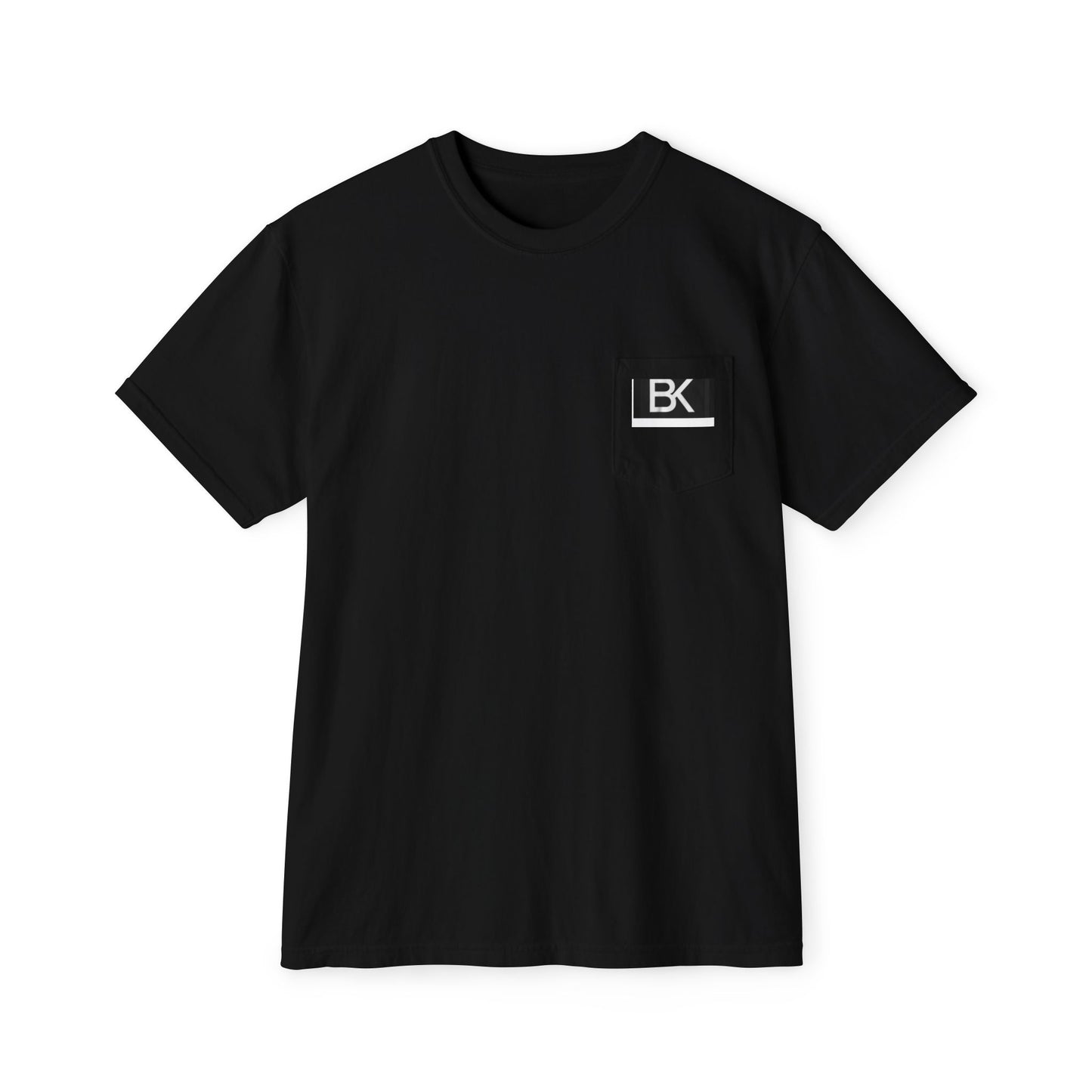 T-Shirt BK Logo Poche — Streetwear Discret Homme & Femme