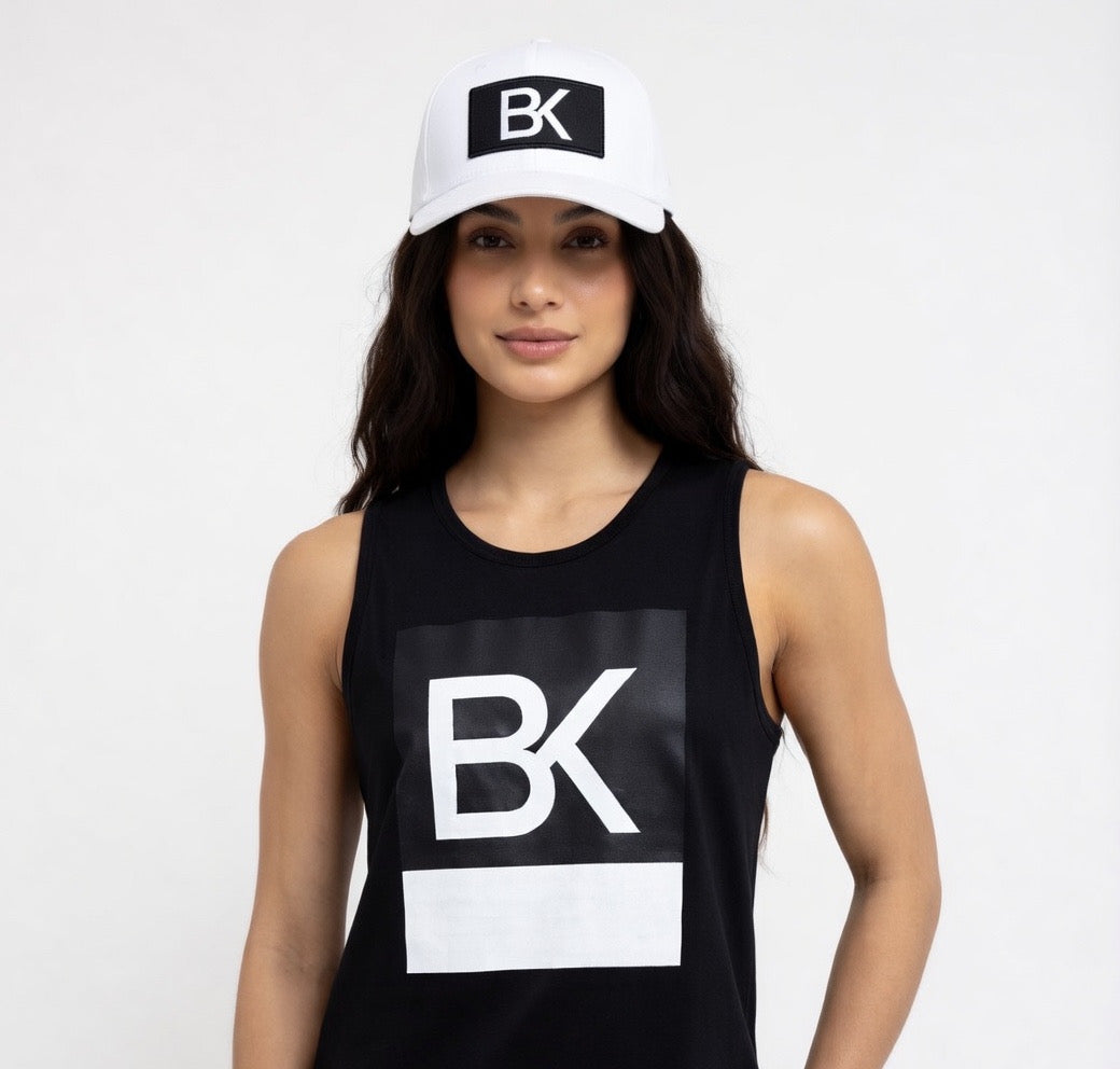 Débardeur Femme BK Logo — Muscle Tank Streetwear Noir