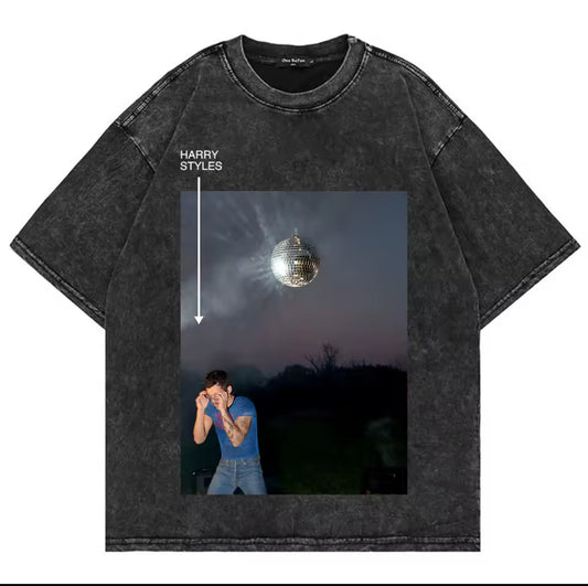 T-shirt Vintage Oversize Homme — Effet Délavé, 100% Coton”