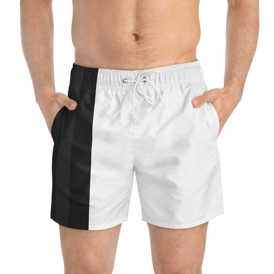 Short de Bain Homme BK Logo — Maillot de Bain Streetwear Noir & Blanc | Boutique KOLO