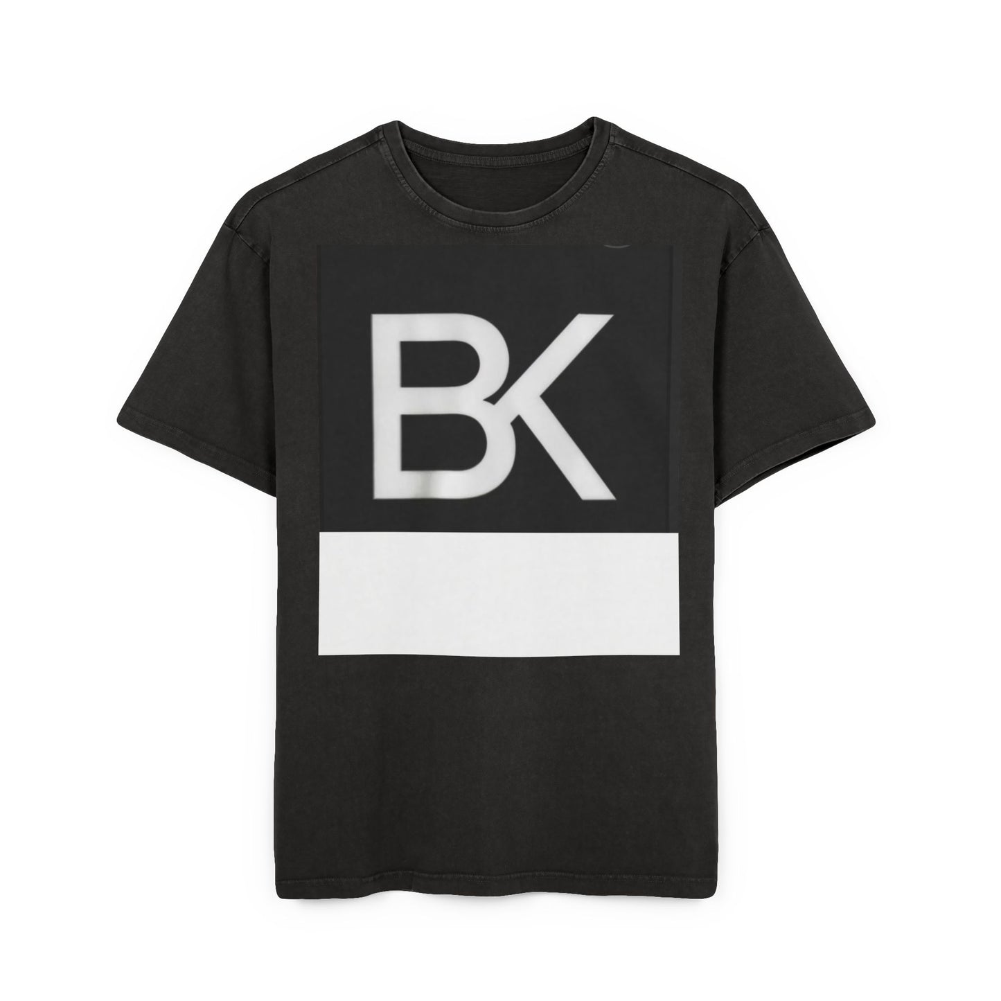 T-Shirt BK Logo Acid Wash — Oversize Streetwear Homme & Femme