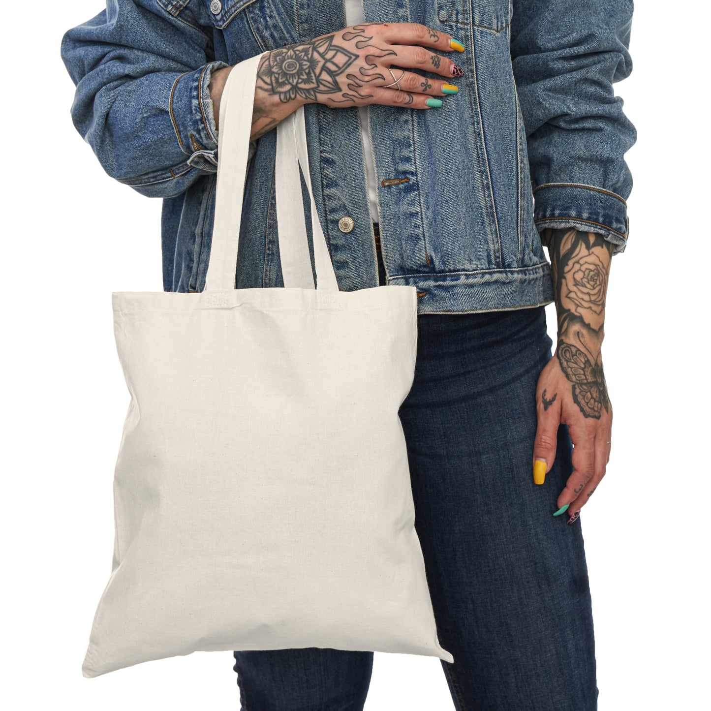 Tote Bag BK Logo — Sac Cabas Canvas Naturel | Boutique KOLO