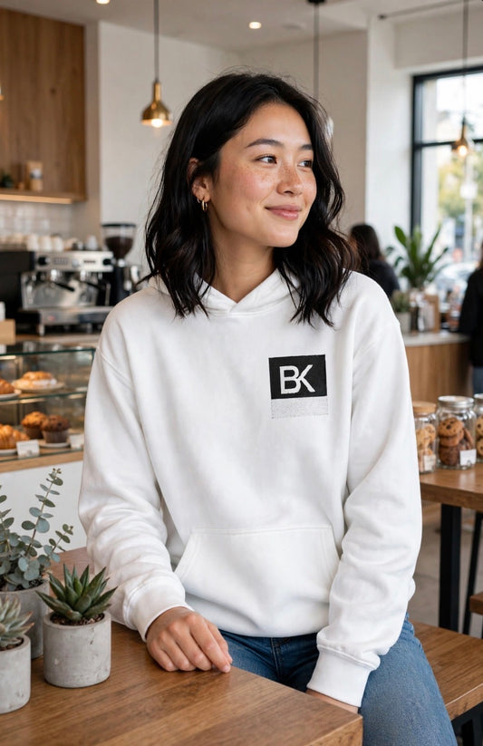 Hoodie BK Essential - Gris Chiné