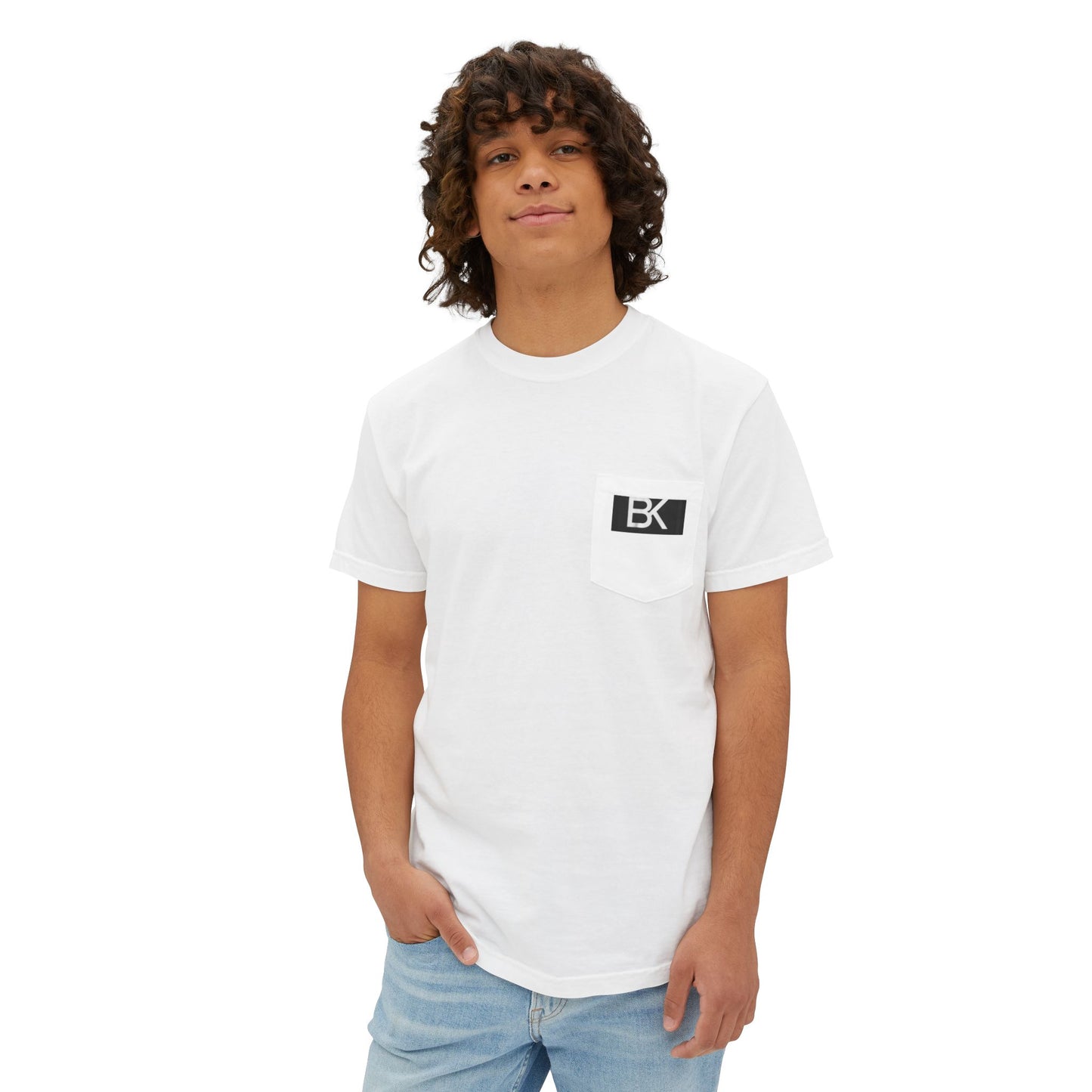 T-Shirt BK Logo Poche — Streetwear Discret Homme & Femme