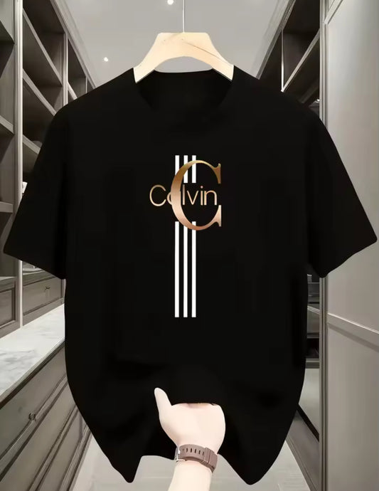 Lettre créative imprimer 100% coton polyvalent hommes femmes T-shirt été automne quotidien sport fête décontracté ample rue à manches courtes