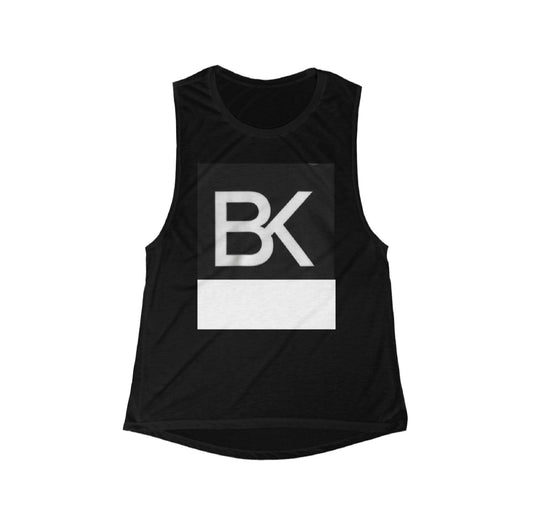 Débardeur Femme BK Logo — Muscle Tank Streetwear Noir