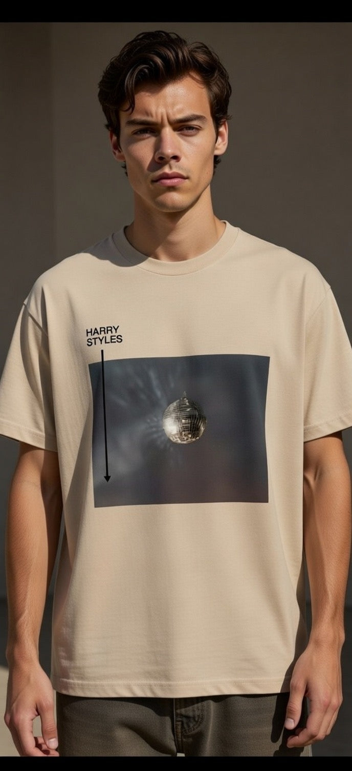 T-shirt Vintage Oversize Homme — Effet Délavé, 100% Coton