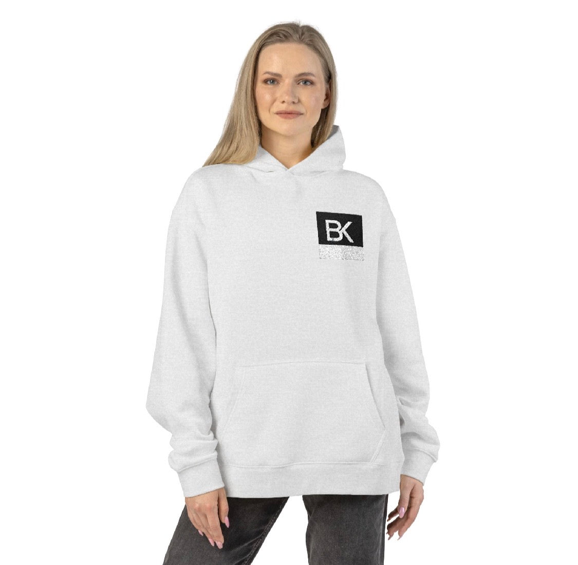 Hoodie BK Essential - Gris Chiné