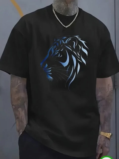 T-shirt décontracté à manches courtes pour homme