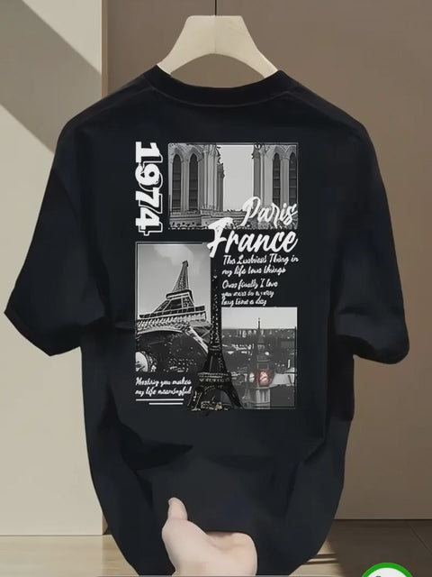 Homme - T-shirt épais 100% coton